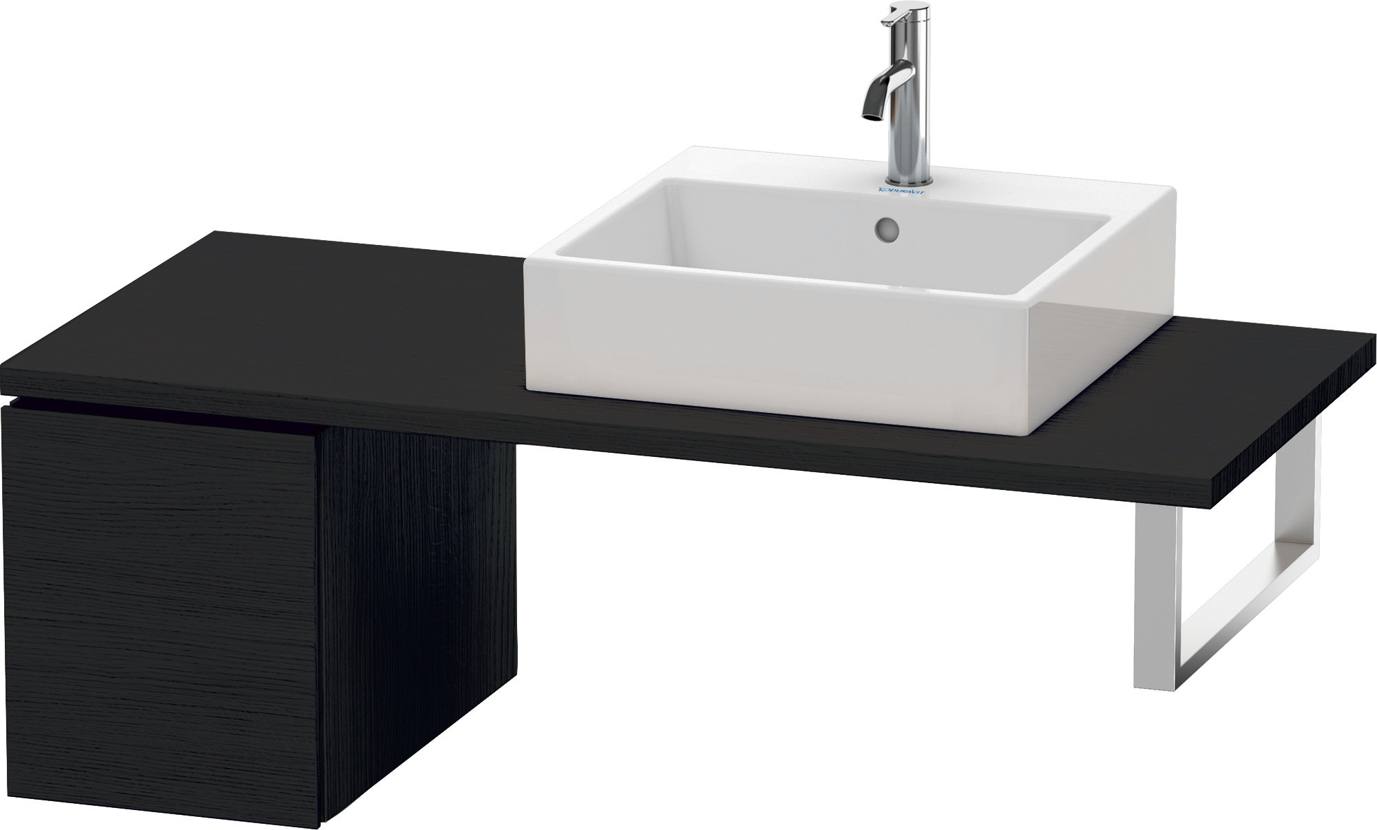 Duravit US für Konsole L-Cube 400x320x548mm 1 Auszug, Eiche Schwarz