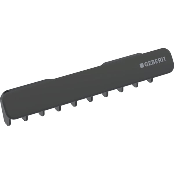Geberit ONE Ablaufblende mit Kammeinsatz Magnetbefestigung, schwarz matt, Etc Geberit ONE Ablaufblende mit Kammeinsatz Magnetbefestigung, schwarz matt, Etc