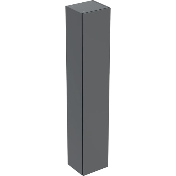 Geberit Renova Plan Hochschrank mit 1 Tür 33x180x29,8cm, lava/l. seidenmatt