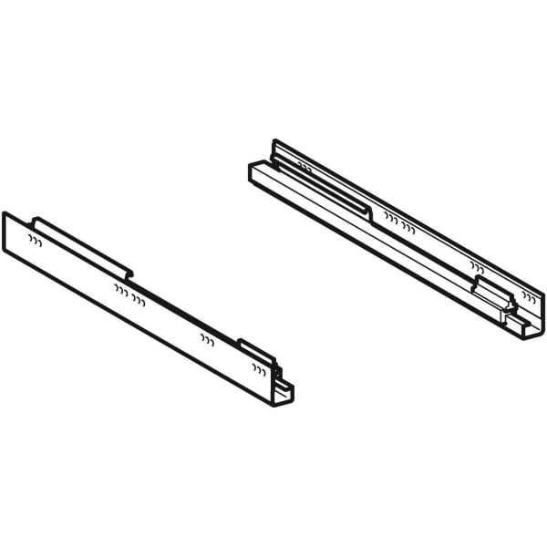 Geberit Set Schubladenschienen für Hocker Silk