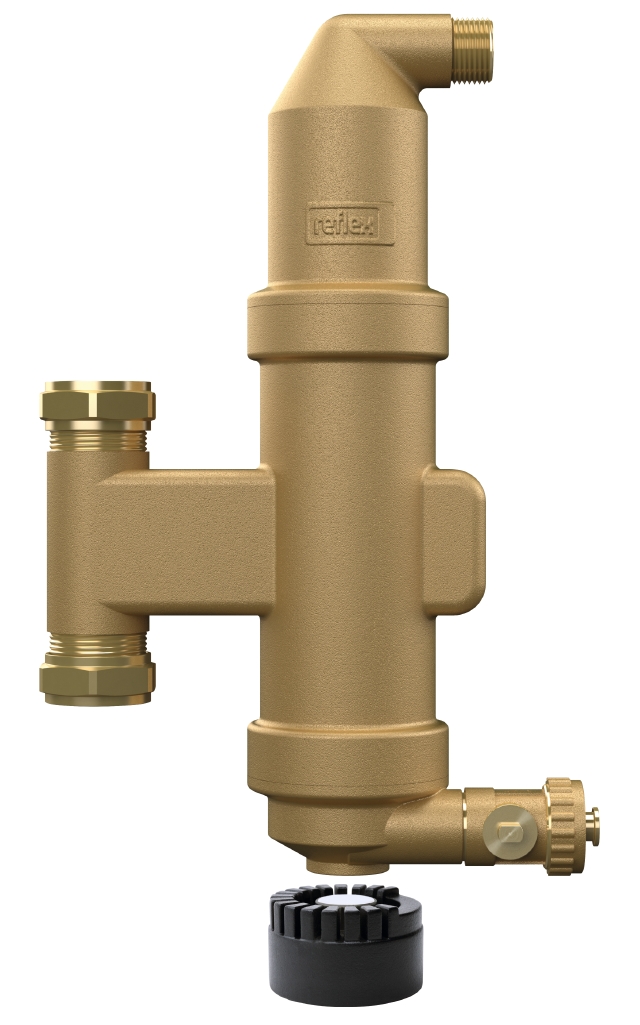 Reflex Mikroblasen-/Schmutzabsch. Extwin TW 22 V-M,Klemmring,Ansteckmagnet,10bar