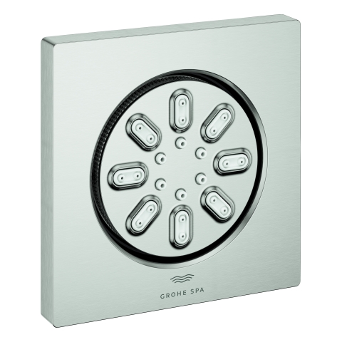 GROHE Seitenbrause 26802 Rainshower Aqua eckig 2 Strahl 3,3 l/min supersteel GROHE Seitenbrause 26802 Rainshower Aqua eckig 2 Strahl 3,3 l/min supersteel