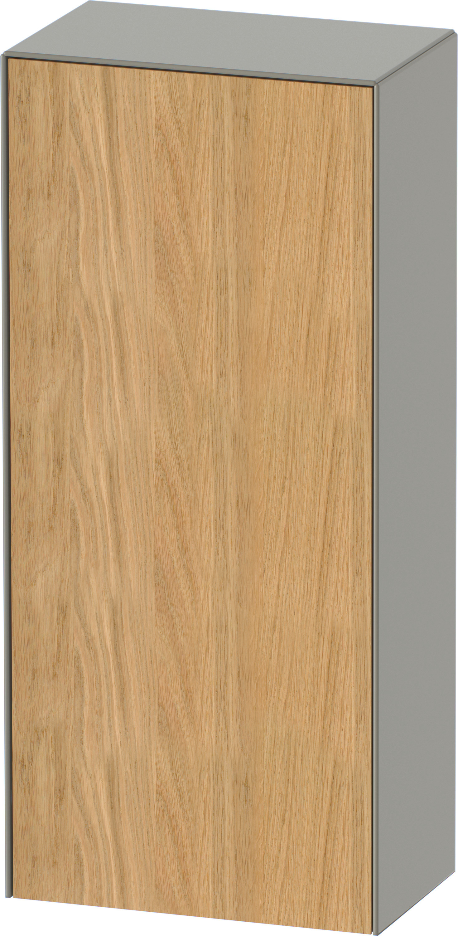 Duravit Halbhochschrank White Tulip, TA l.,880x400x240,Eiche N.M./St.gr.Sdm