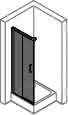 HP DA Classics 2 EasyEntry 4-Eck 1/2 GT E2 120/li H:2000 silber hochglanz klar
