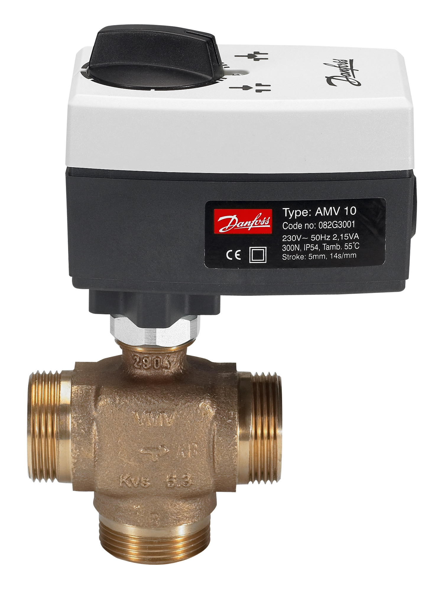 Danfoss 3-Wege-Mischventil VMV DN25 Kvs 6,3, PN16, RG5, G 11/4A Danfoss 3-Wege-Mischventil VMV DN25 Kvs 6,3, PN16, RG5, G 11/4A