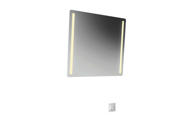 HEWI Kippspiegel, Motor, LED B:600mm H:540mm