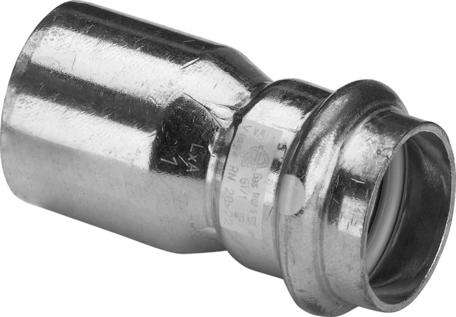 Viega Reduzierstück mit SC Profipress G 2615.1 für Gas in 28x22mm Kupfer