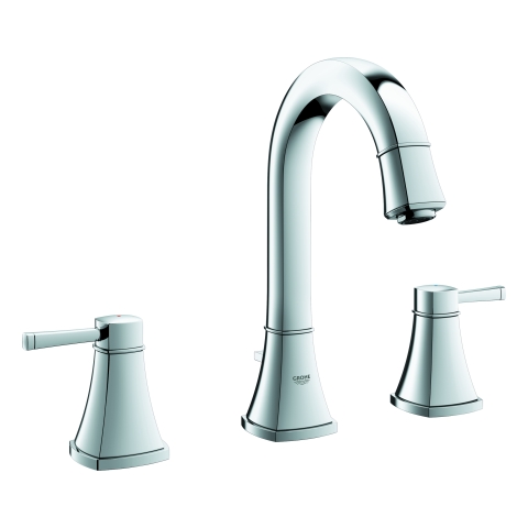 GROHE 3-Loch-WT-Batterie Grandera 20389 hoher Auslauf chrom