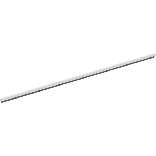 Geberit Lichtleiste ob. f. Option Plus, eckig Lichtspiegel B:120cm, schwarz-matt /alu.