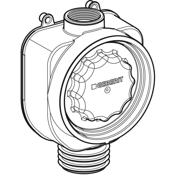 Geberit UP-Geruchsverschluss Drehsiphon Geberit UP-Geruchsverschluss Drehsiphon