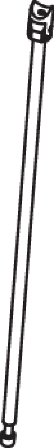 HEWI Bodenstütze f. Mont.höhe 760, SK-Griff, schliff