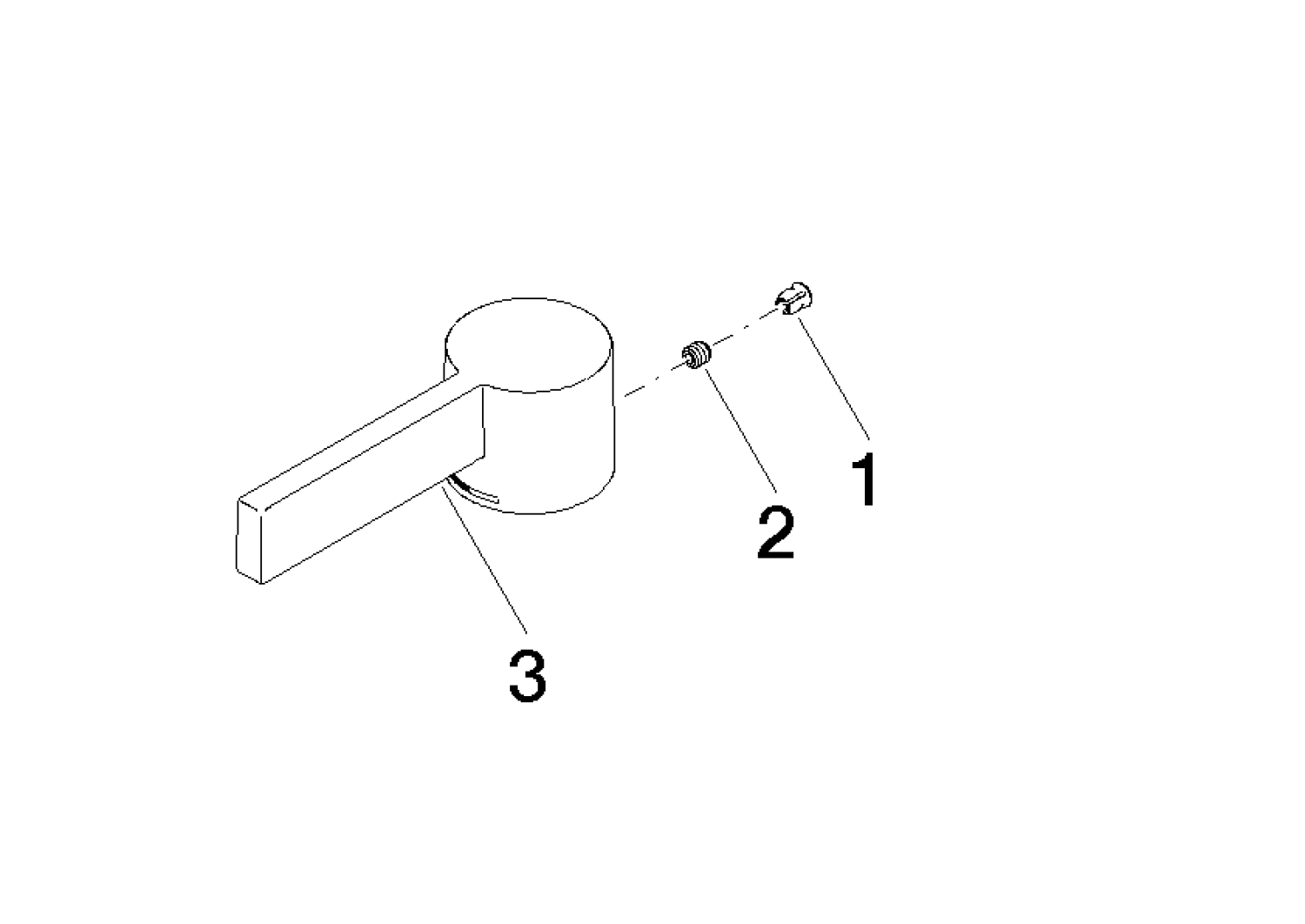 DO Griff ERSATZTEILE 90208700400 35 x 40 x 110 mm Chrom