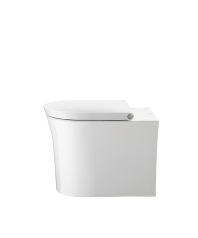 Duravit Stand-WC White Tulip, 580mm, Weiß rimless, TS, Abg.waagr., btw, HYG
