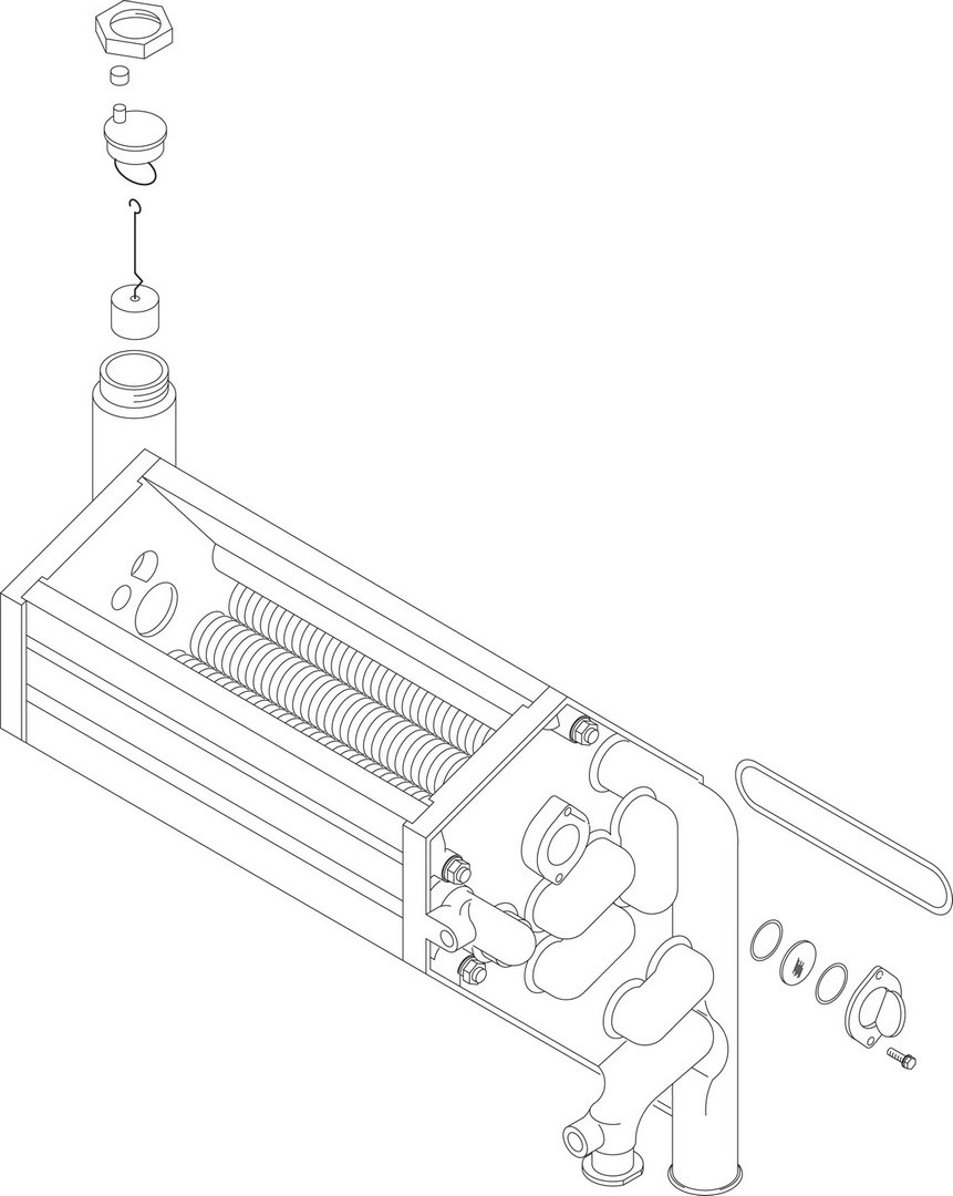 BOSCH Ersatzteil TTNR: 73147 Wärmetauscher 60W
