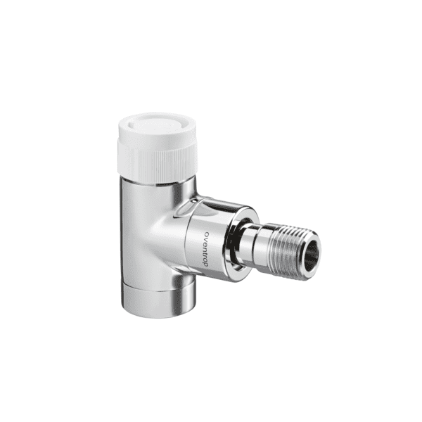 OVENTROP-Thermostatventil "E" DN15, 1/2", PN10, Eck, weiß