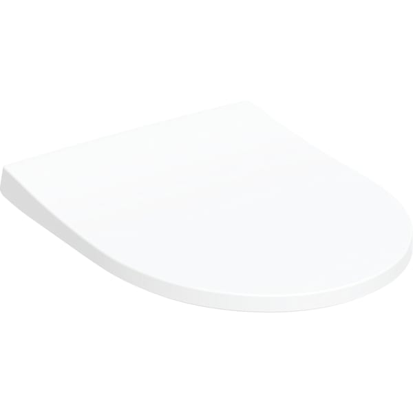 Geberit iCon WC-Sitz, schmales Design, Bef.ob antibak., m.Absenka., QuickRelease, weiß
