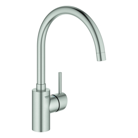 GROHE EH-SPT-Batterie Concetto 32661_3 hoher Auslauf supersteel