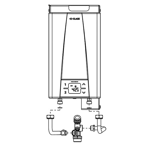 Wolf E-Modul inkl. Verrohrung für CAT-2 Convert