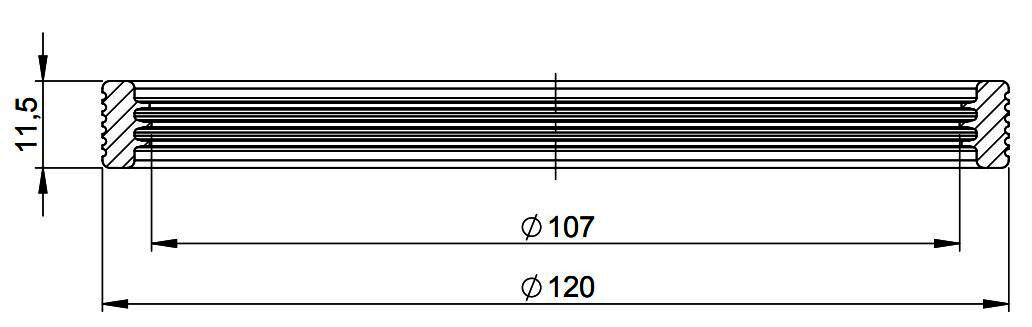 MHG Lippendichtung DN 110 für Atec Abgasleitung