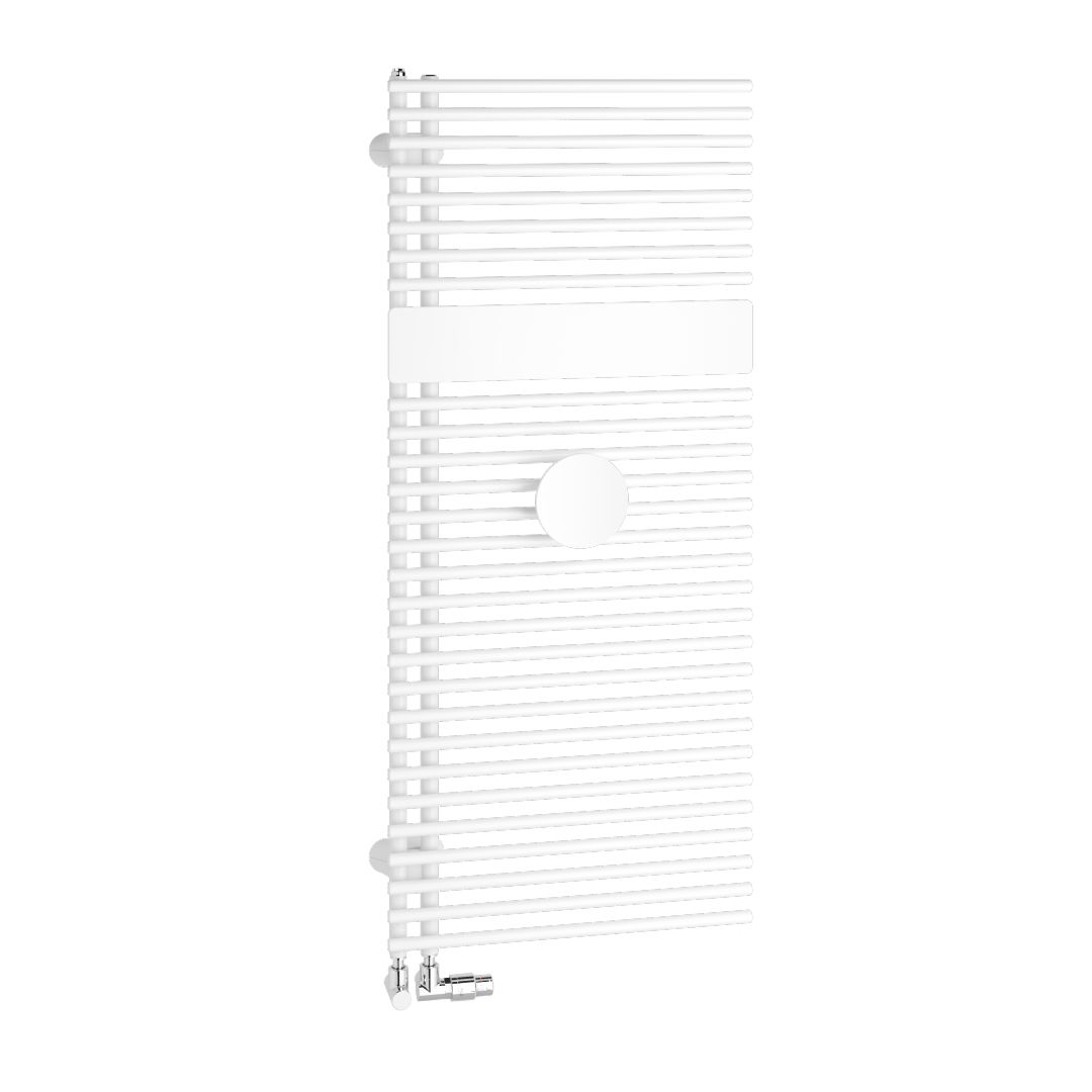 Kermi Credo Half round 1800x600x46mm QN840W,RAL9016/gls,Ausführung rechts