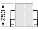 Vaillant Mündungsabschluss DN 300/200 Edelstahl für Abgassystem Fassade DN 200 Vaillant Mündungsabschluss DN 300/200 Edelstahl für Abgassystem Fassade DN 200