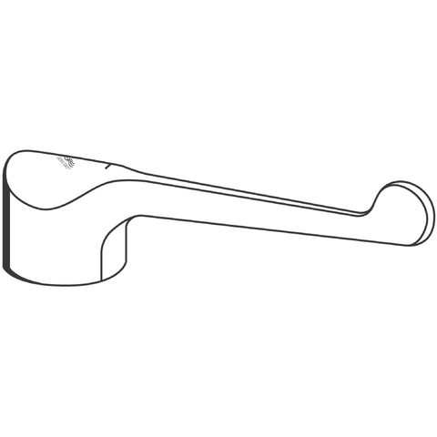 GROHE Hebel 46275 L:170mm für Euroeco Spezial WT-Batterie chrom