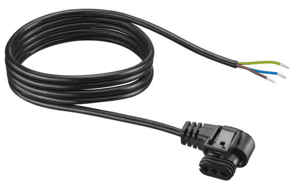OVENTROP-Netzanschlusskabel mit Winkelstecker für Grundfos ALPHA