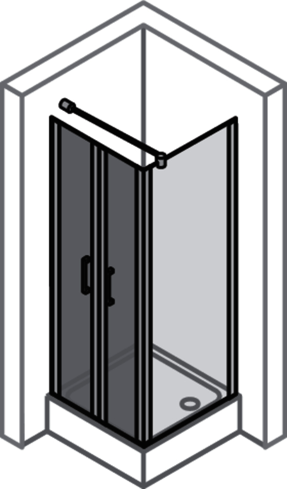 HP DA Classics 2 4-Eck PTS 100 H:1900 silber matt klar Anti-Plaque