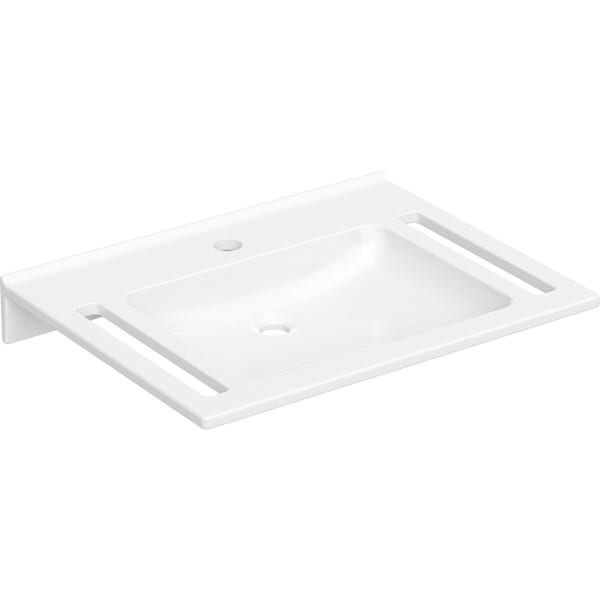 Geberit Publica WT, eckiges Design, m. Auss. 70x55cm, m. Hl., o. Ül., weiß Geberit Publica WT, eckiges Design, m. Auss. 70x55cm, m. Hl., o. Ül., weiß