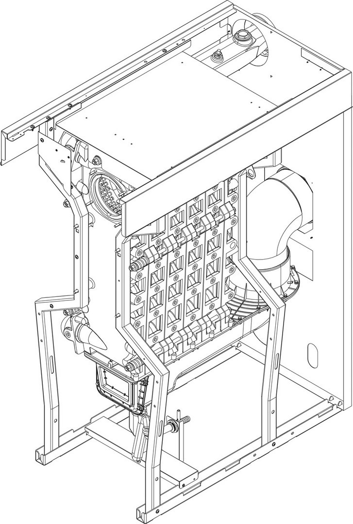 BOSCH Ersatzteil TTNR: 8738804589 Kesselblock CLA-1 6Gld (l) everp