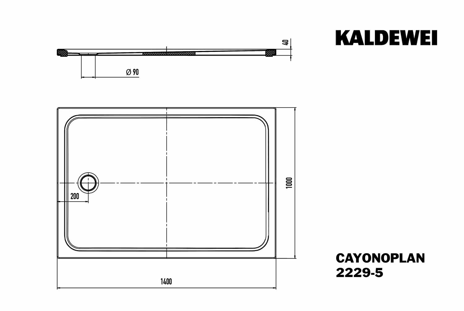 KA DW CAYONOPLAN Mod.2229-5,1400x1000mm, alpwe,IG,Wt extrafl.