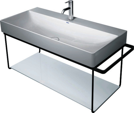 DU Glaseinleger in Metallkonsolen f. DuraSquare WT 235310, Weiß