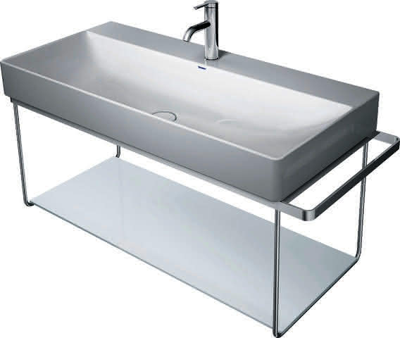 DU Glaseinleger in Metallkonsolen f. DuraSquare WT 235310, Weiß