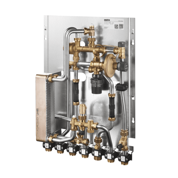 OVENTROP-Wohnungsstation Regudis W-HTU Wärmeübertrager kupfergelötet, 12 l/min