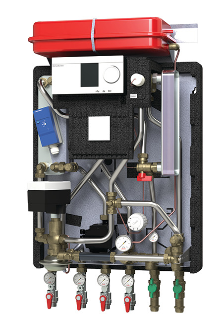 Danfoss Hausstation Akva Lux II VXe H1W1, HE:20kW, PWH:35kW, STW, A337