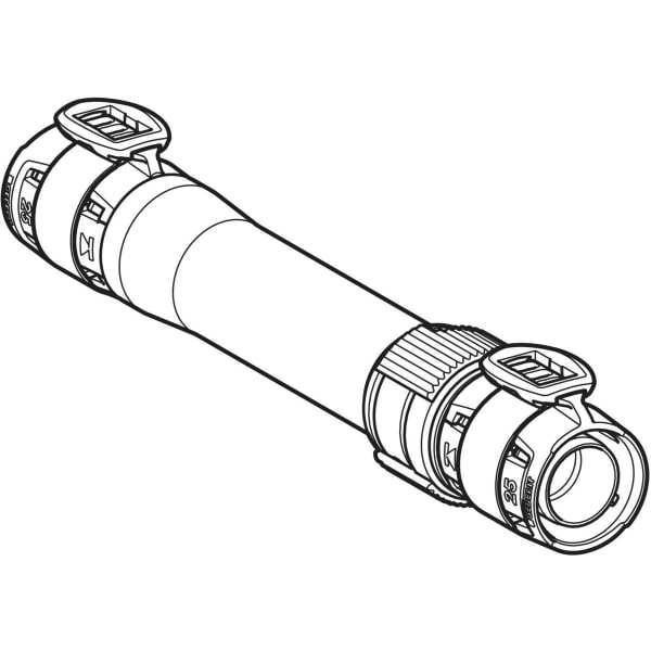 Geberit FlowFit Langkupplung SiBr, d16