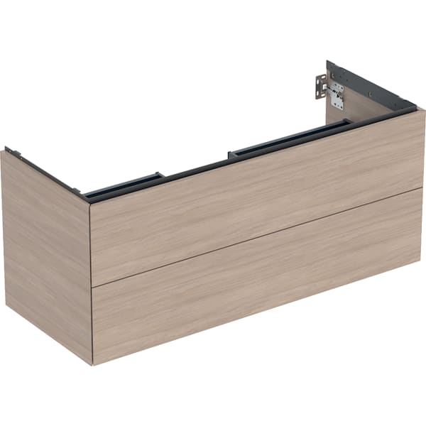 Geberit ONE Unterschrank für WT/-Platte 2 Schubl., 118,4x50,4x47cm, Eiche