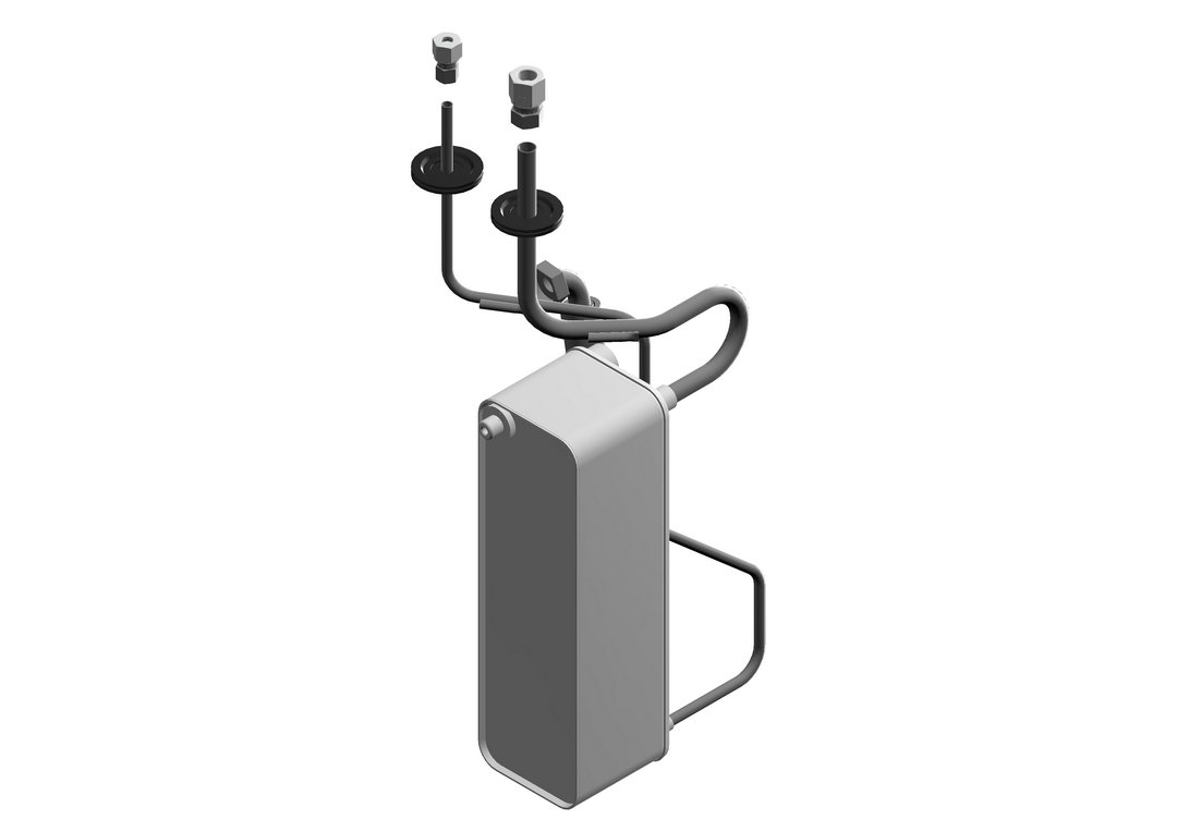 BOSCH Ersatzteil TTNR: 8738210368 Wärmetauscher m. Rohrleitung