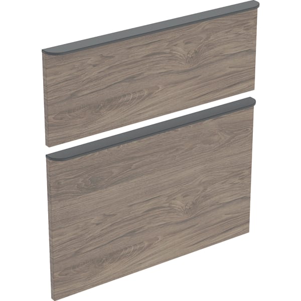 Geberit Set Schubladenfronten f. Smyle US, für WT, eckig, B:60cm, Nussbaum
