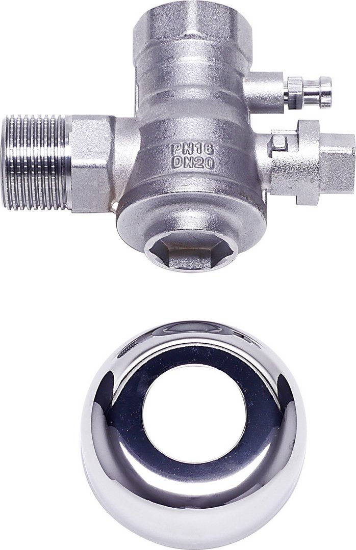 BOSCH Installationszubehör Nr. 440/1 Wartungshahn R 3/4, Eckform
