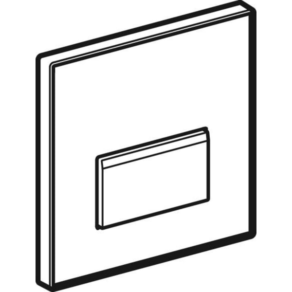 Geberit Typ 50 BetPl. für UR-Steuerung pneum. Spülauslösung, Rauchglas versp. Geberit Typ 50 BetPl. für UR-Steuerung pneum. Spülauslösung, Rauchglas versp.