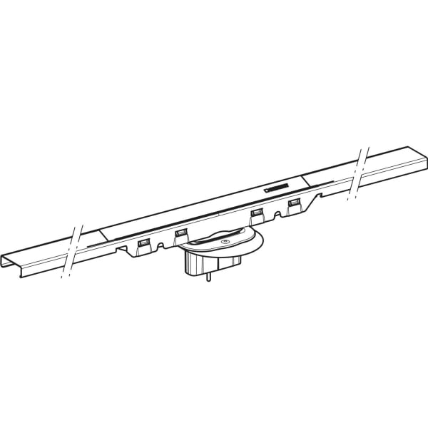 Geberit CleanLine50 Duschrinne, 30-110 cm Edelstahl gebürstet, Bj. 2025