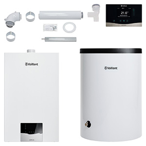 Vaillant Paket 1.708/3 ecoTEC plus VC 20CS/1-5, VRC 720/3, VI R150, LAS starr Vaillant Paket 1.708/3 ecoTEC plus VC 20CS/1-5, VRC 720/3, VI R150, LAS starr