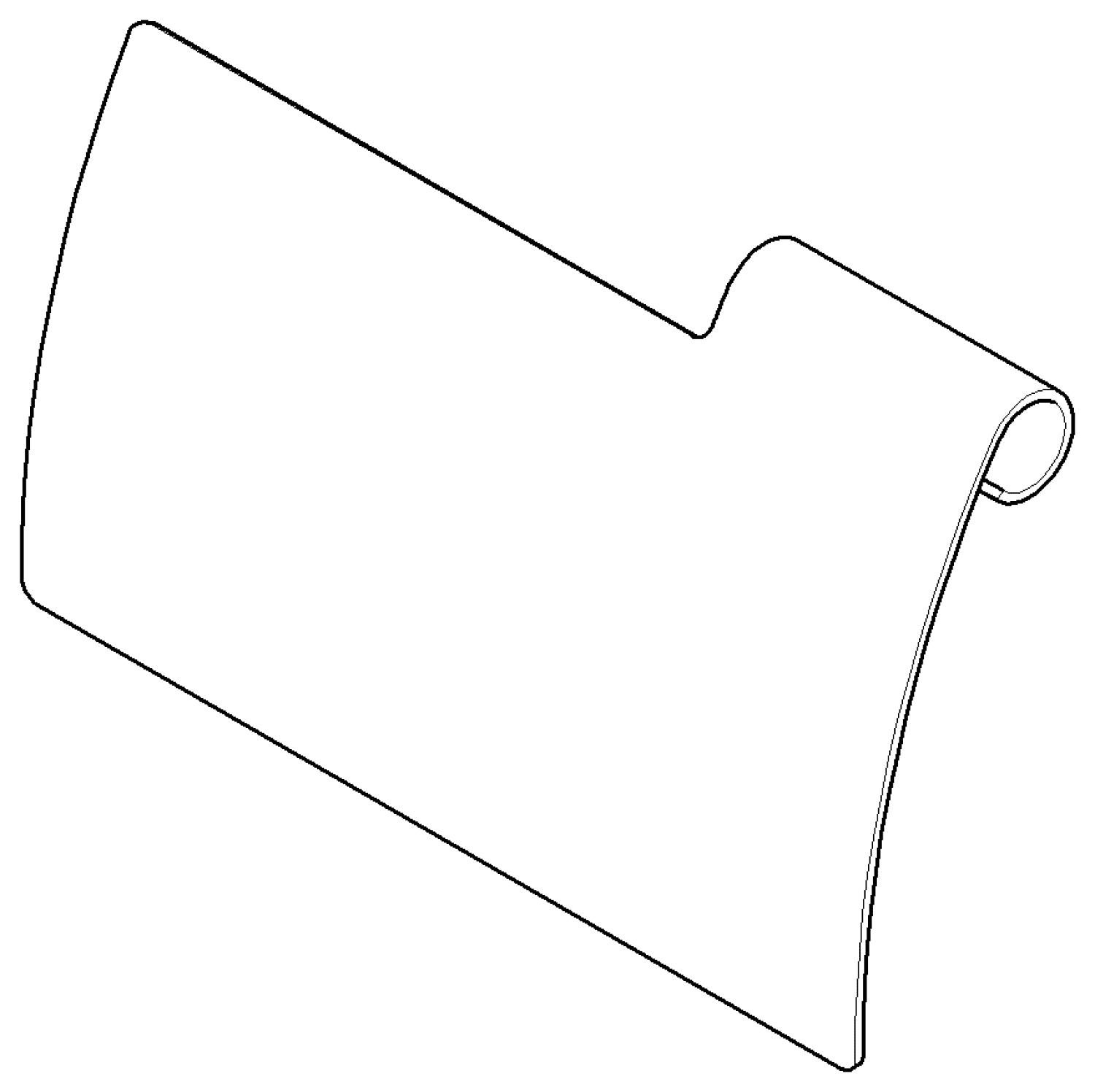 DO Abdeck. ET 081102514 120 x 77 x 18 mm Platin gebürstet