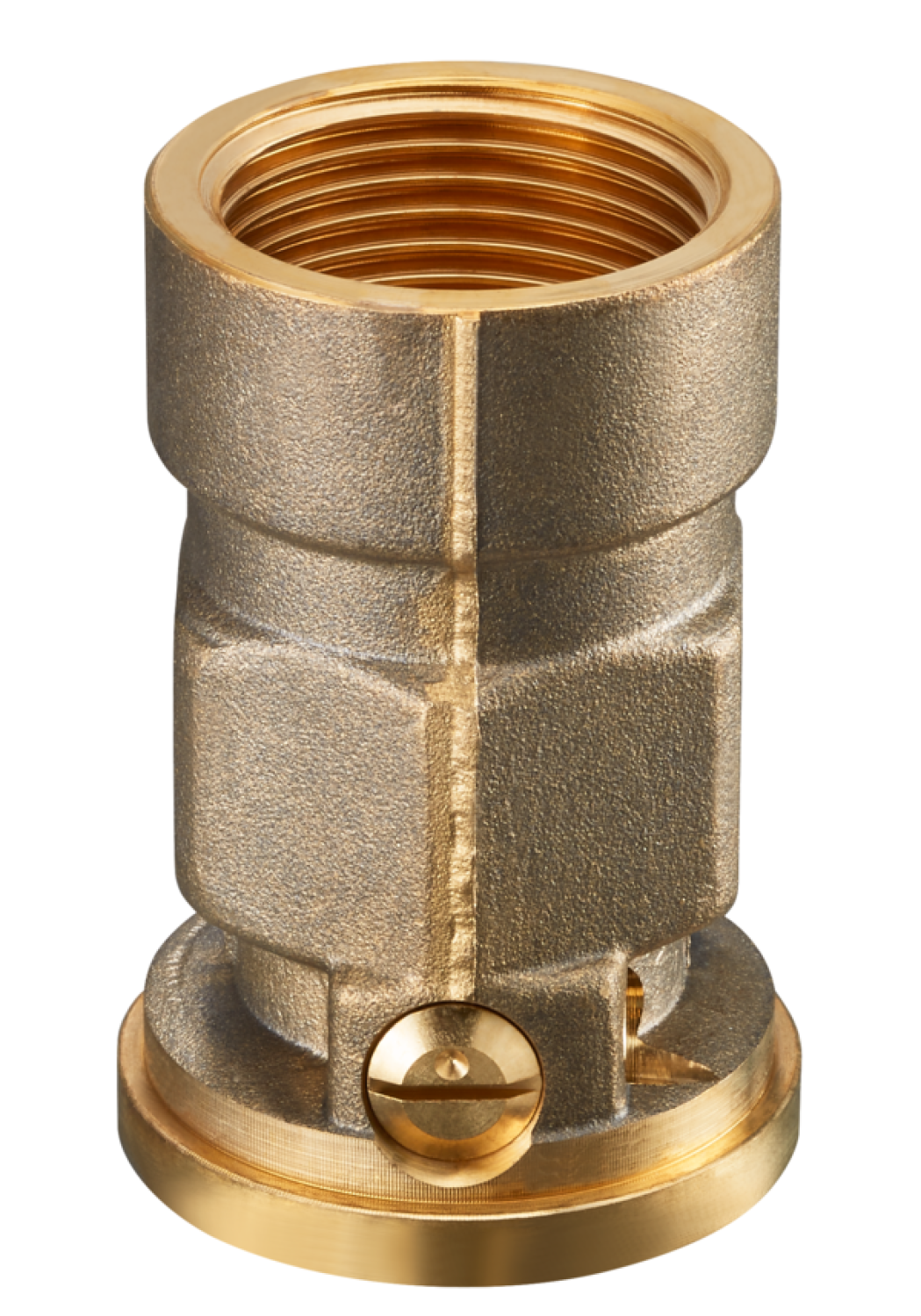 OVENTROP-Sperrventil SVI DN 32, G 1 1/4 IG, G 2 IG ÜM, PN 10, Ms
