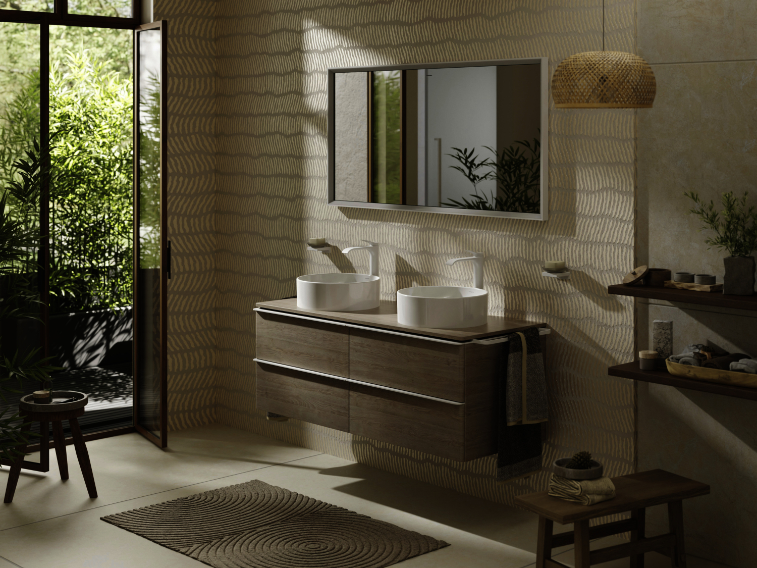 Hansgrohe Waschtischmischer 250 Vivenis ohne Ablaufgarn. Highriser mattweiss