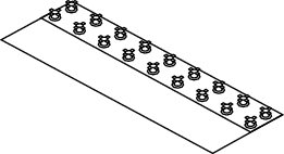 TECEfloor Ausgleichselement NP 30/11 für Noppenplatten 30-2 und 11