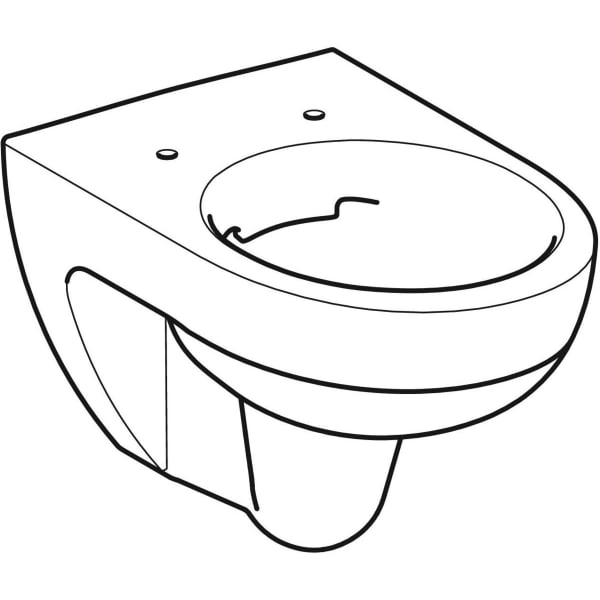 Geberit Renova Wand-WC Tiefspüler, Rimfree weiß, KeraTect
