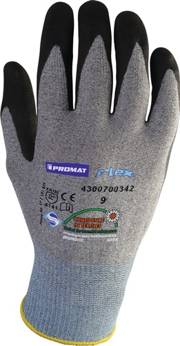 Handschuhe FlexN Gr.10 grau/schwarz EN 3 88 PSA II PROMAT Handschuhe FlexN Gr.10 grau/schwarz EN 3 88 PSA II PROMAT