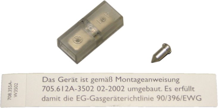 BOSCH Ersatzteil TTNR: 7099810 Ersatzset für Gasdruckwächter